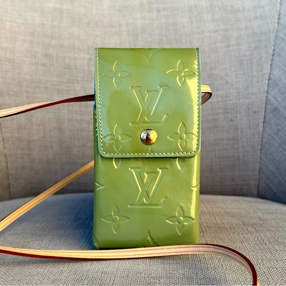 Louis Vuitton Monogram Vernis Green Cigarette Case - Picture 1 of 8